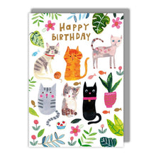 Cats Birthday Card