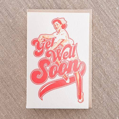 Get Well Nurse Greeting Card