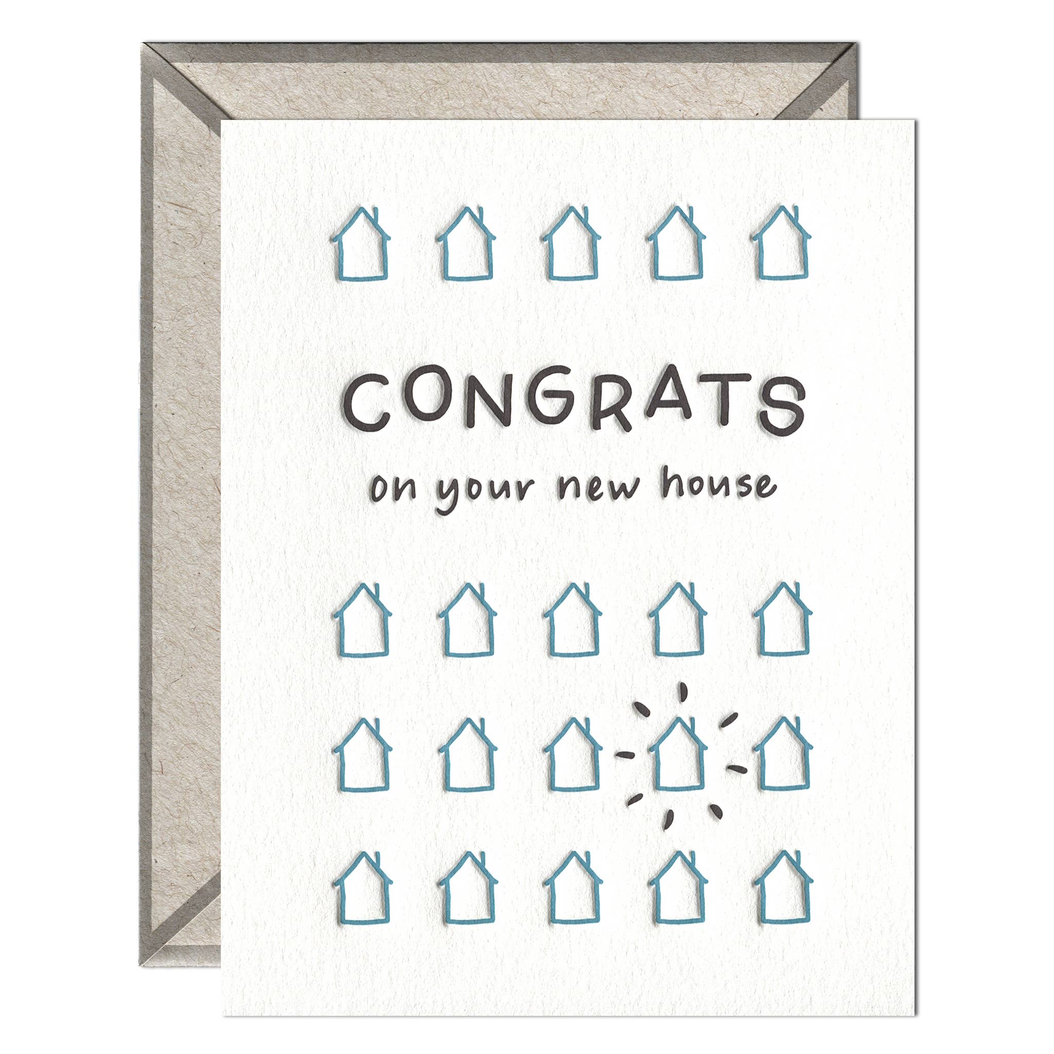 New House Congrats - greeting card
