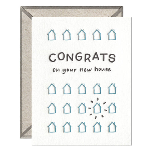 New House Congrats - greeting card