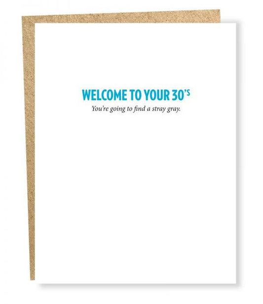 30’s / Stray Gray Card