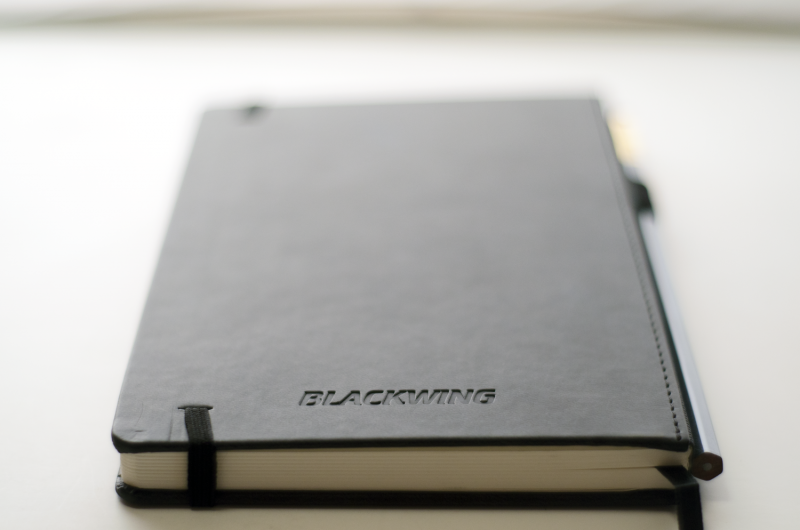 Slate Black Blank Journal