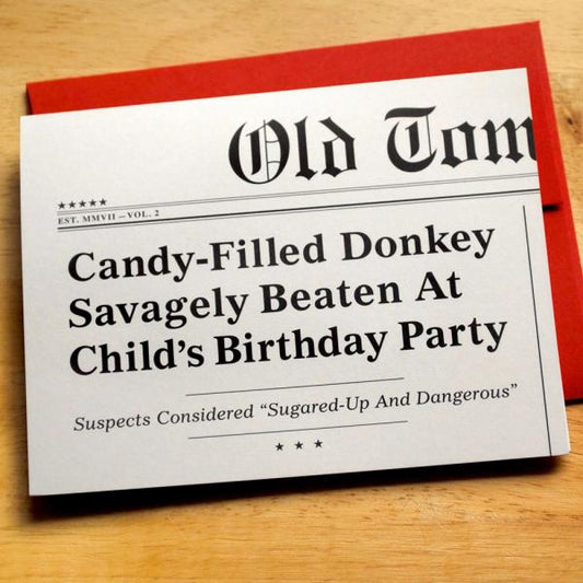 Birthday: Candy-Filled Donkey