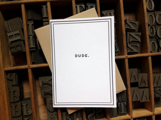 Dude Card