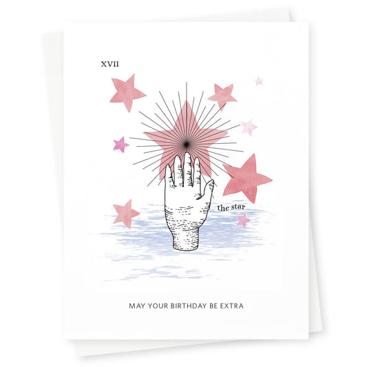 Star Tarot Birthday Card