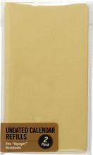 Voyager Undated Calendar Refill (2-pack)