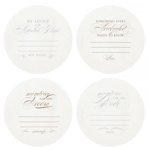 Haute Papier Gold Foil Coasters - Advice