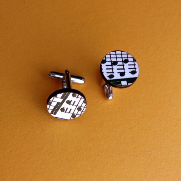 Sheet Music Cufflinks