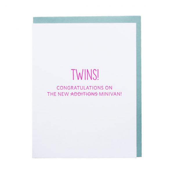 Congrats on the new (addition) minivan card