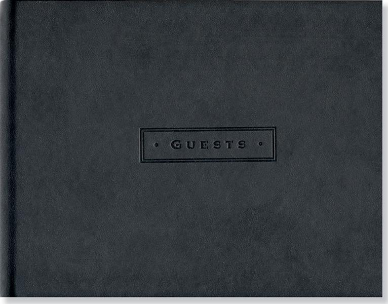 Artisan Guest Book - Black