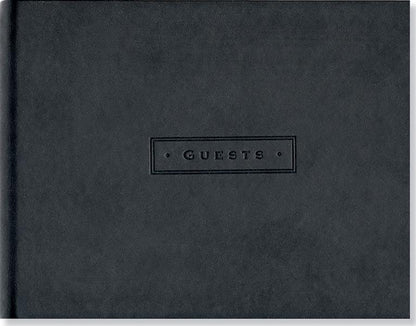 Artisan Guest Book - Black