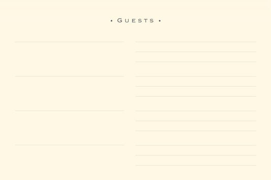 Artisan Guest Book - Black 2