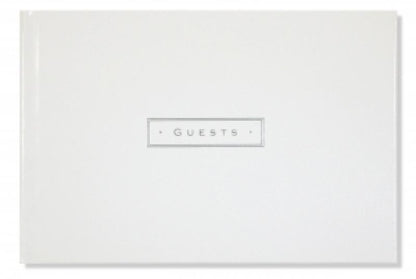 Artisan Guest Book - White