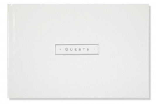 Artisan Guest Book - White