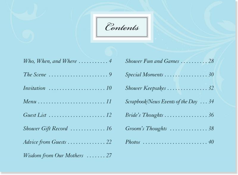 My Bridal Shower - Record Keeper & Photo Album2