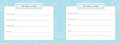 My Bridal Shower - Record Keeper & Photo Album3