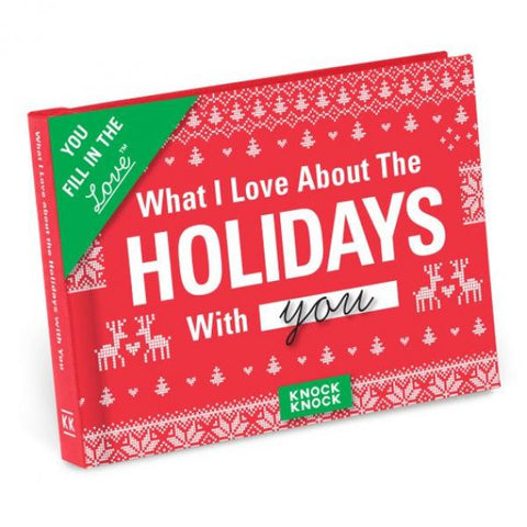 Fill in the love holiday book