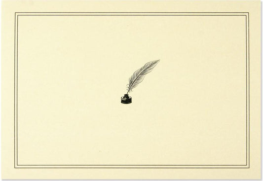 Quill Pen & Ink Notes - Box of 14