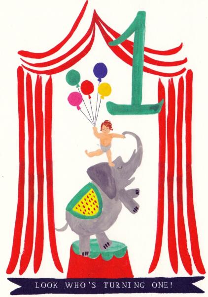 Ellie Elephant - First Birthday