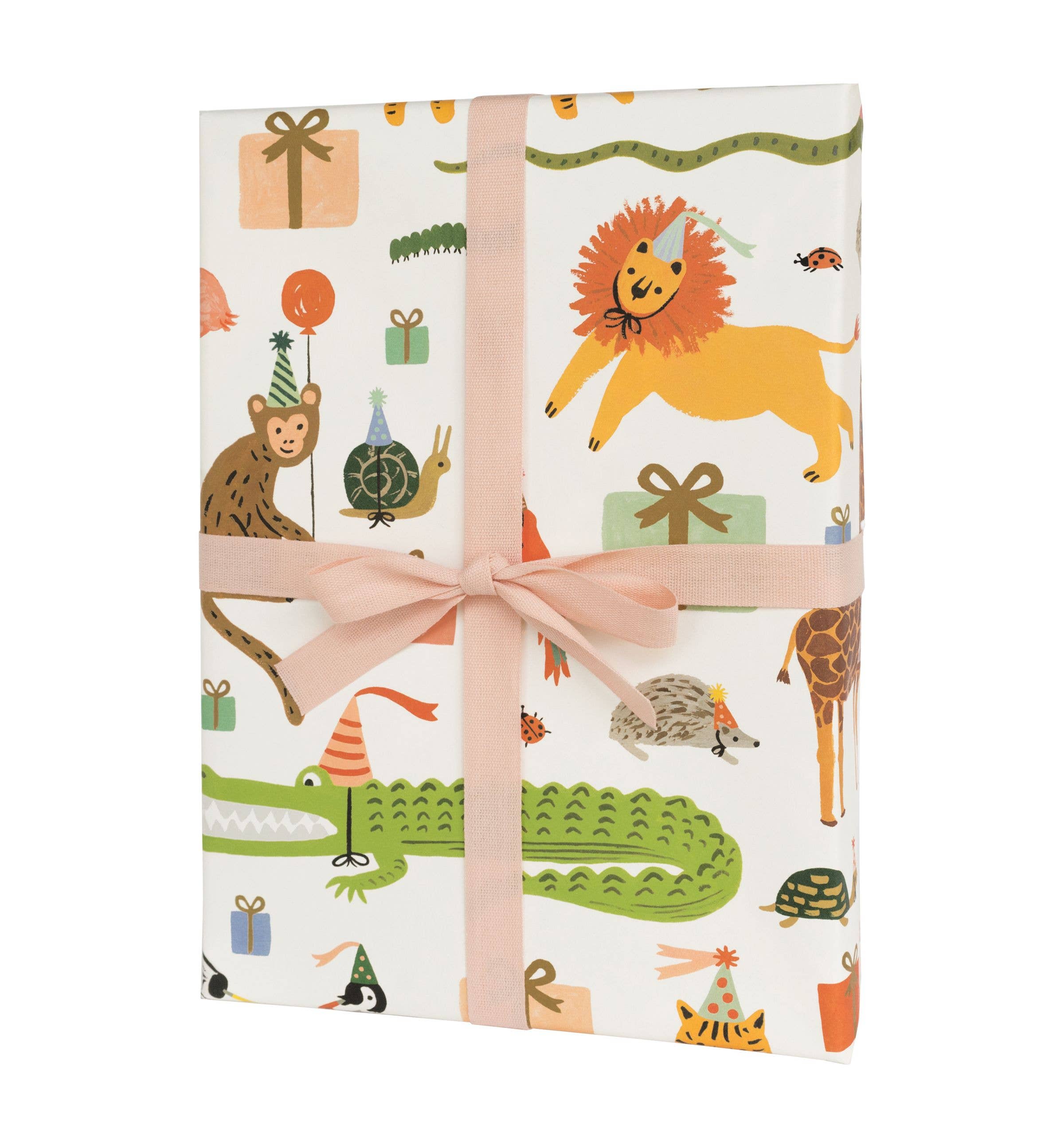 Wrap -  Party Animals Wrapping Sheet (Flat)