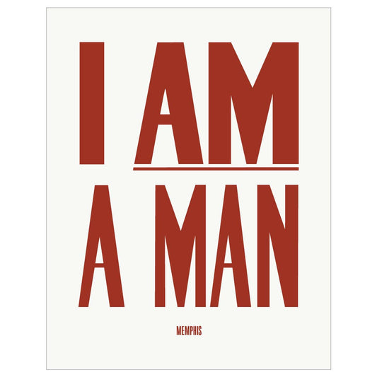 2.5'' x 3.5'' I Am A Man Civil Rights Protest Magnet