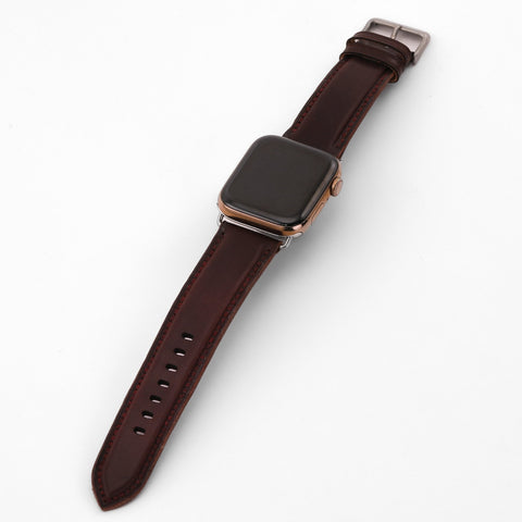 Luxury Apple Band - Cordovan by Lifetime Leather Co