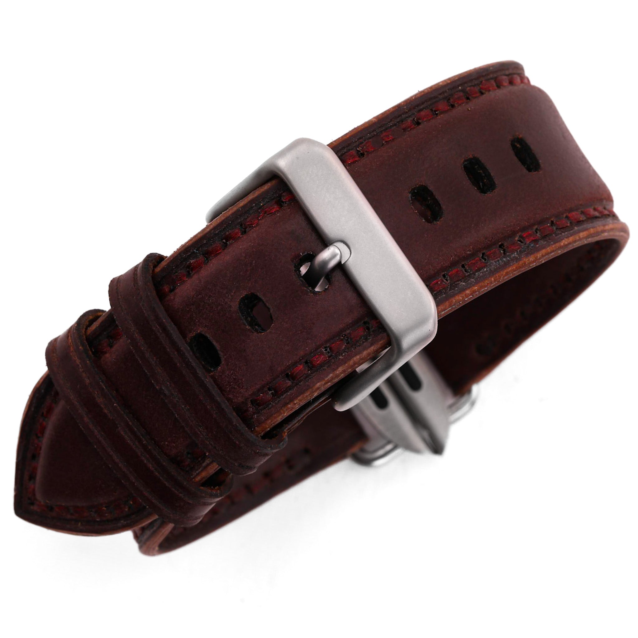 Luxury Apple Band - Cordovan by Lifetime Leather Co