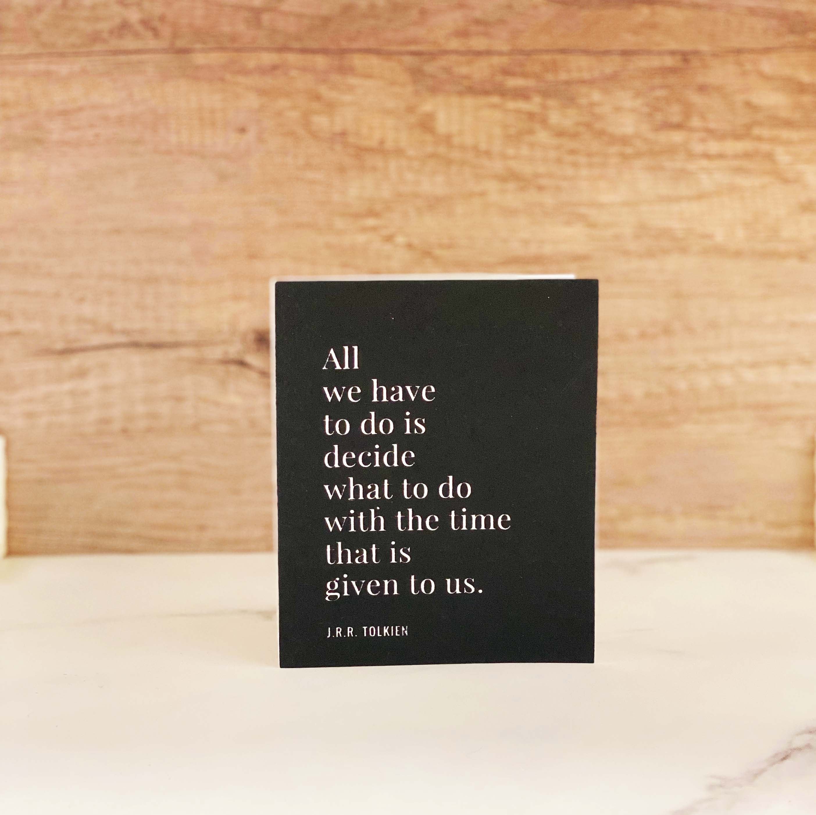 J.R.R. Tolkien Card by Soothi