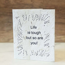 Seed Paper Plantable Card - Life Is Tough by Soothi