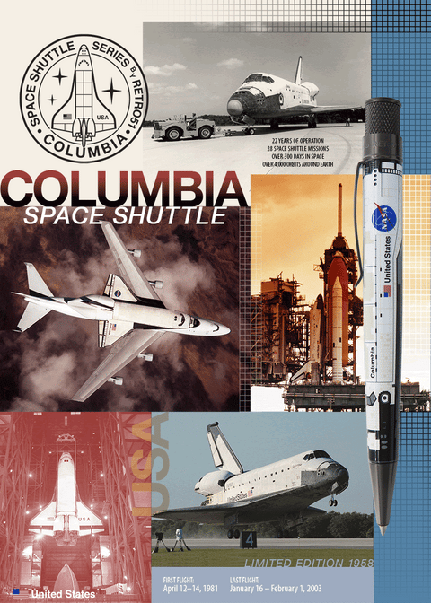 Columbia Space Shuttle Pen - Retro51