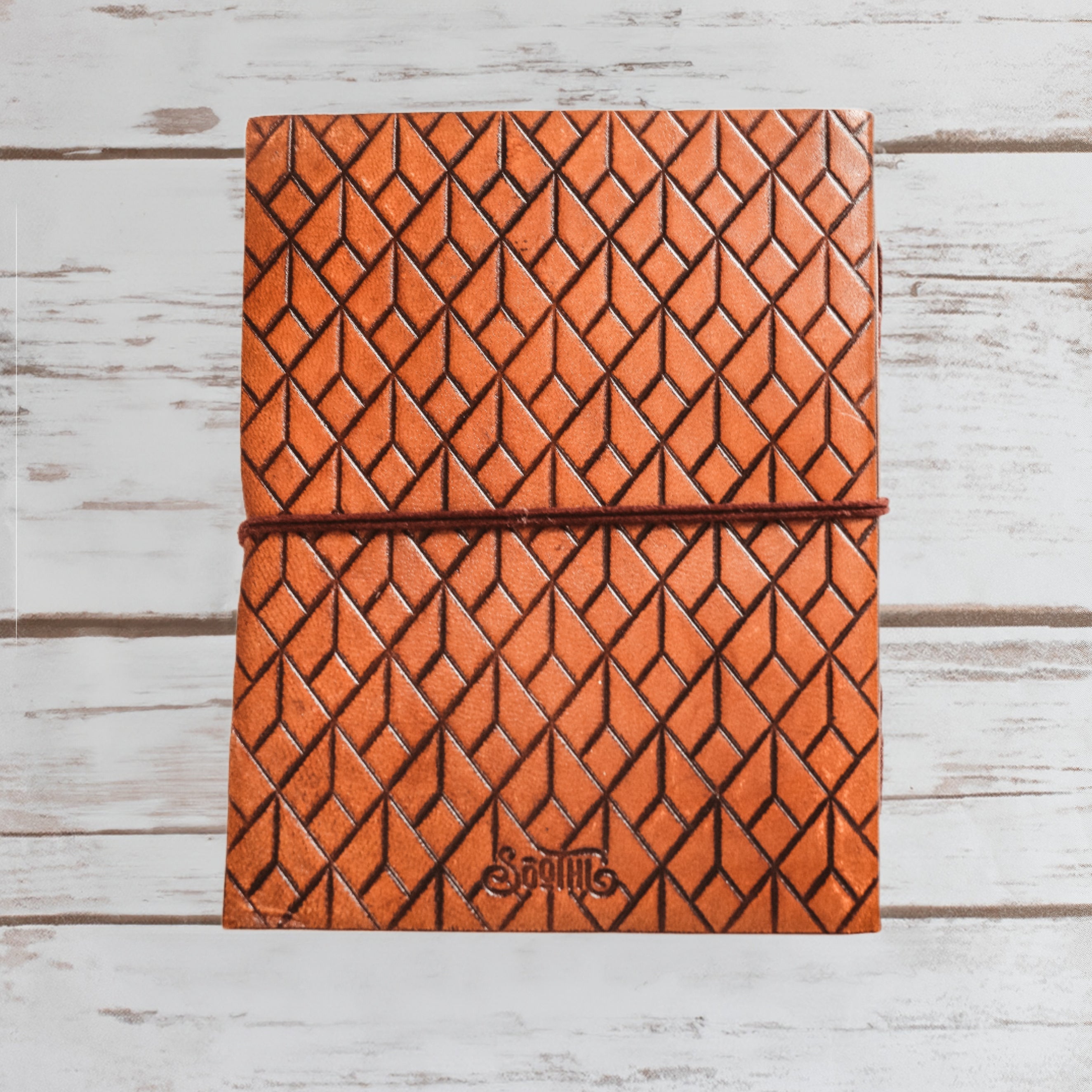 But Still I Rise Quote Leather Journal - 8x6 Size by Soothi