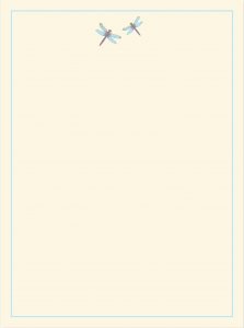 Dragonflies Stationery Set