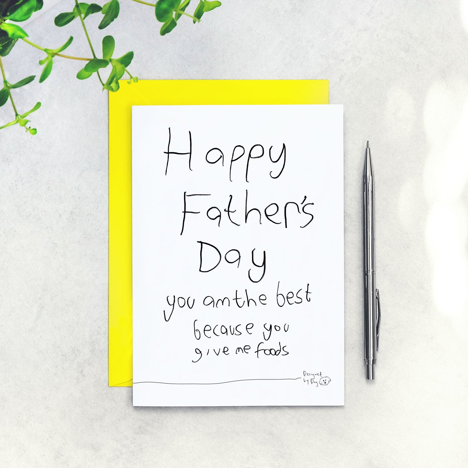 Father's Day Dog Card