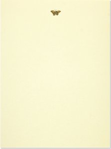 Gold Butterfly Stationery