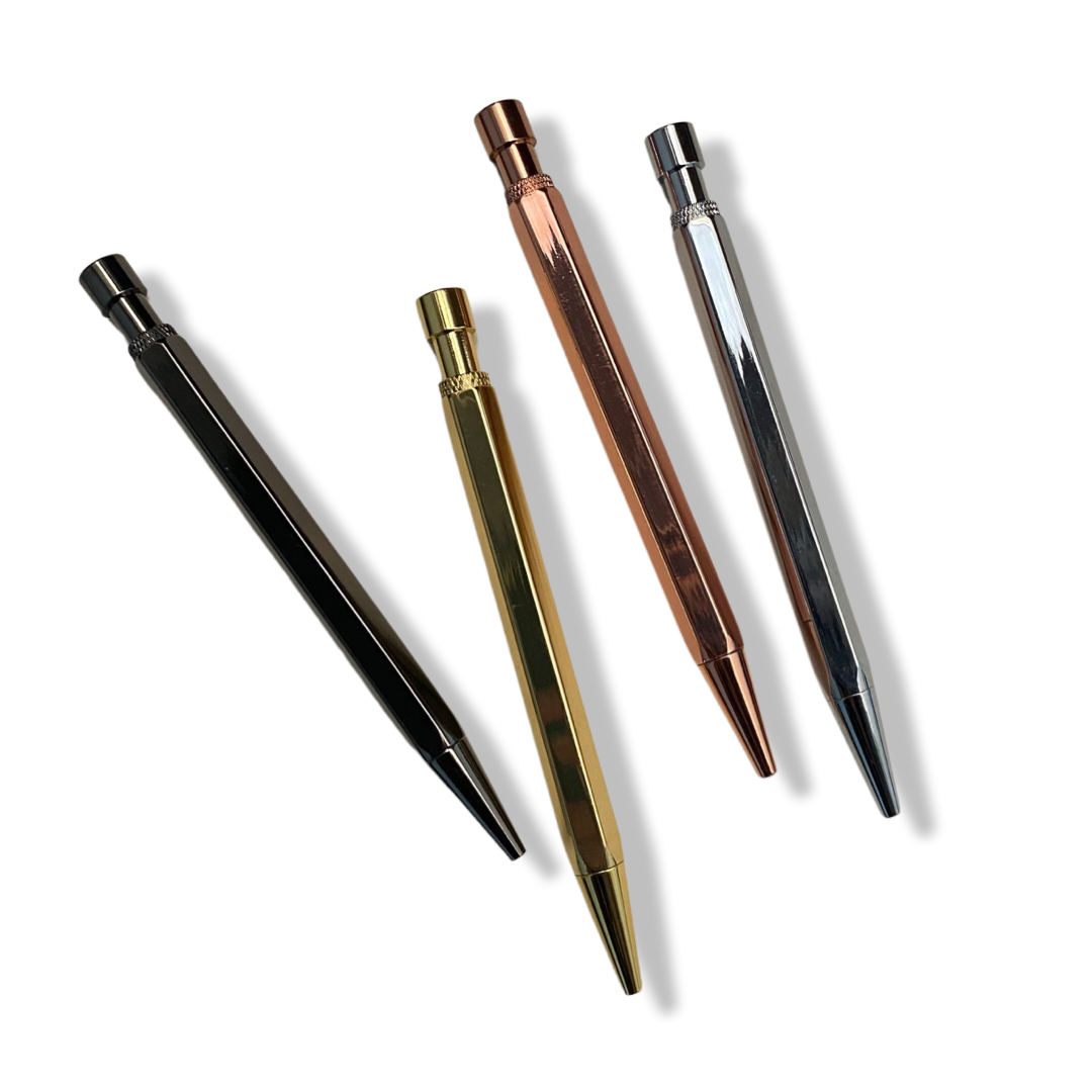 Retractable Brass Pen by Soothi