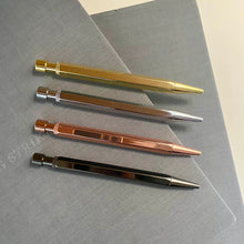 Retractable Brass Pen by Soothi