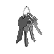 SafeBlade Finger-Friendly Keychain Box Cutter; Black