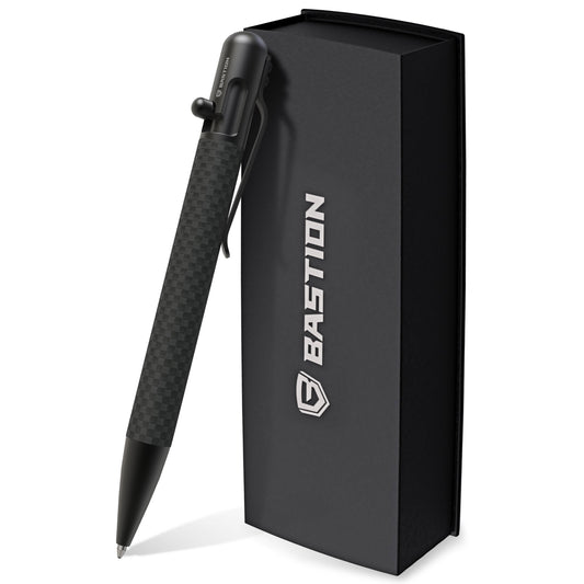 Carbon Fiber and Stainless Steel - Bolt Action Pen by Bastion® by Bastion Bolt Action Pen