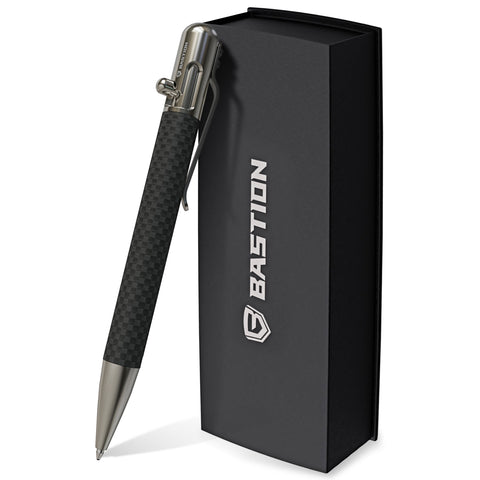 Carbon Fiber and Stainless Steel - Bolt Action Pen by Bastion® by Bastion Bolt Action Pen