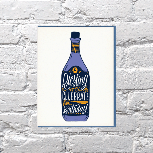 Riesling Birthday Card