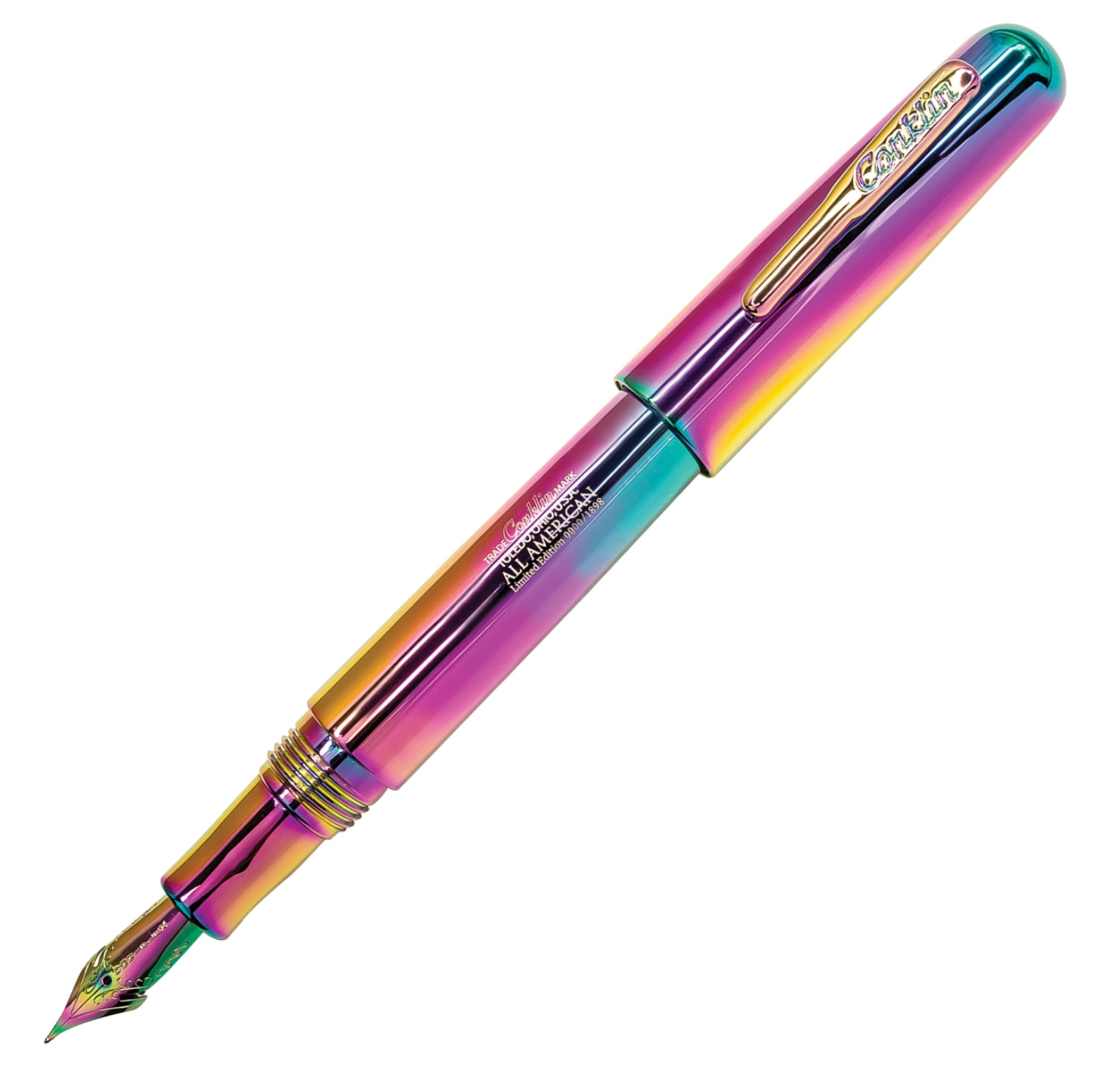 Conklin All American Rainbow Limited Edition Fountain Pen 1898