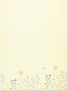 Sparkly Gardent Stationery