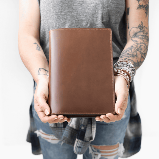 Leather Steno Pad by Lifetime Leather Co