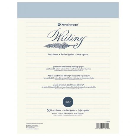 Strathmore Writing Pad - 8.5x11 - Lined