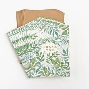 Watercolor Garden Thank You Notes