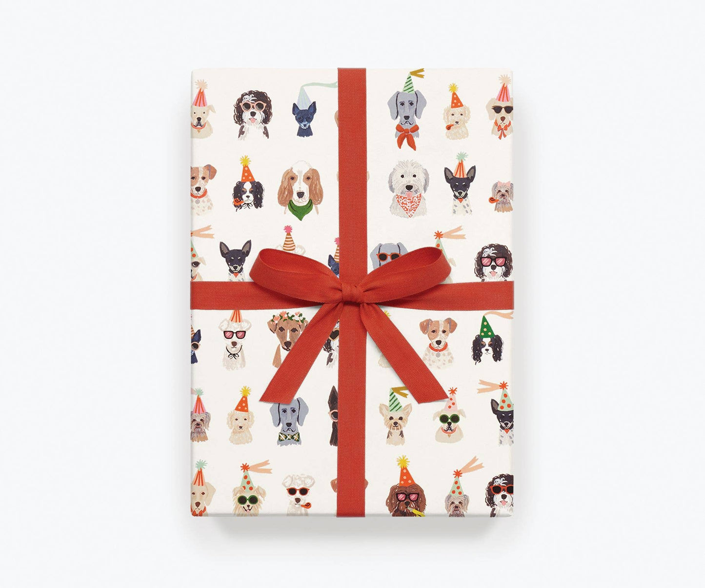 Single Party Pups Wrapping Sheet (Flat)
