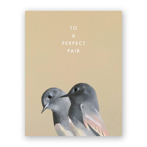 Bird Pair Wedding Card