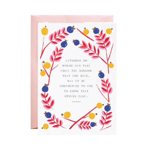 I am with You - Sympathy Greeting Card