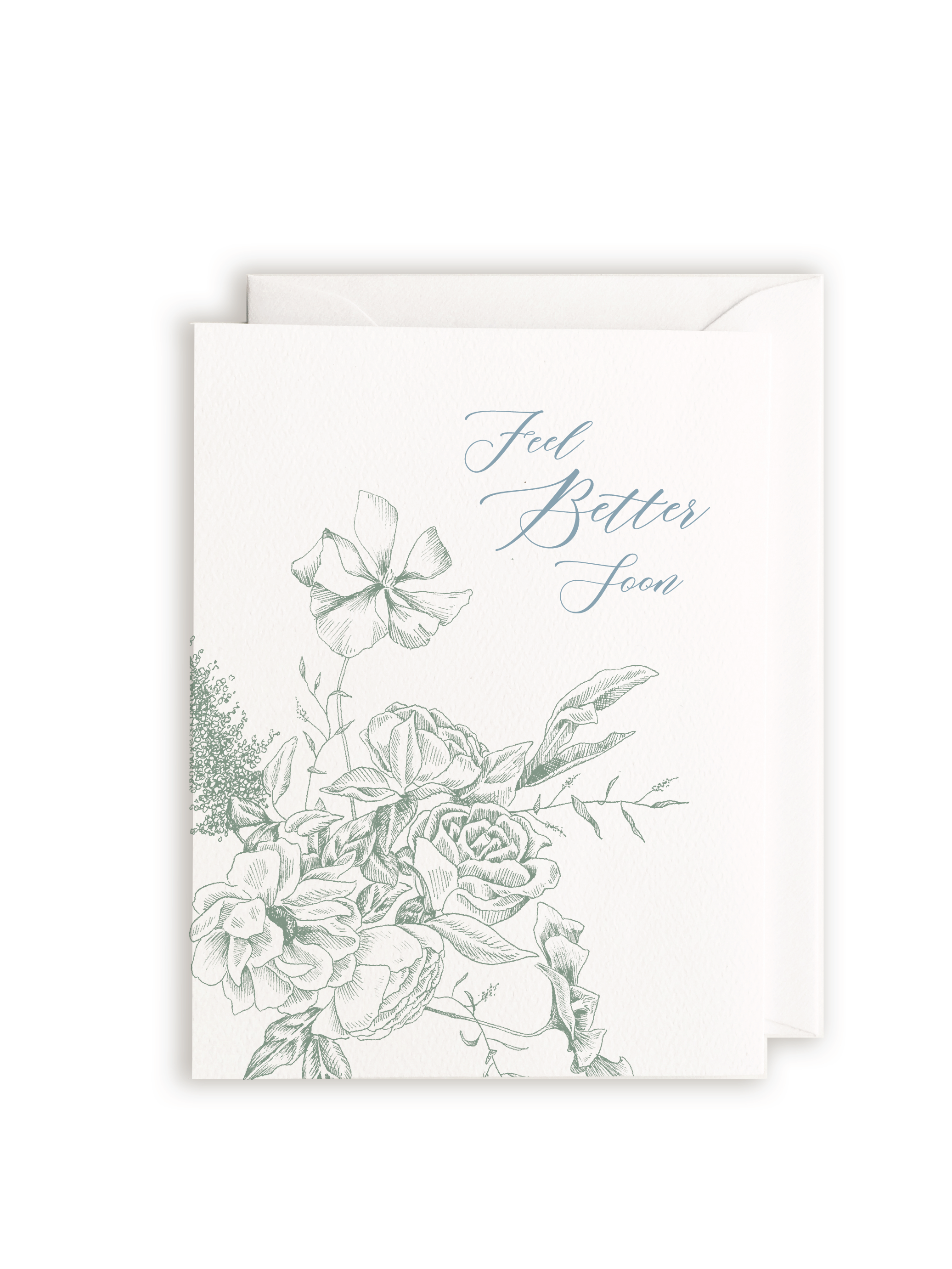 Feel Better Soon Letterpress Greeting Card