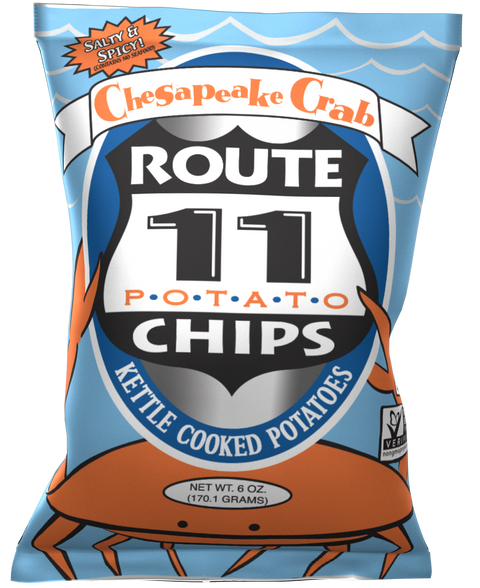 6oz Route 11 Chesapeake Crab Potato Chips